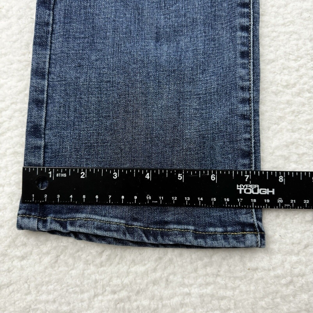 NYDJ Jeans Women's‎ 31 Blue Marilyn Straight Stretch Mid Rise Medium Wash Denim - Picture 8 of 10